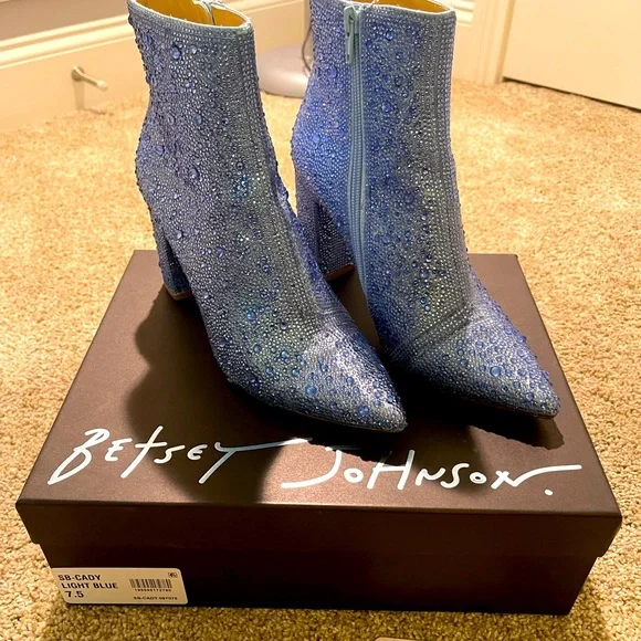 Betsey Johnson Shoes Betsey Johnson Cady Rhinestone Ankle